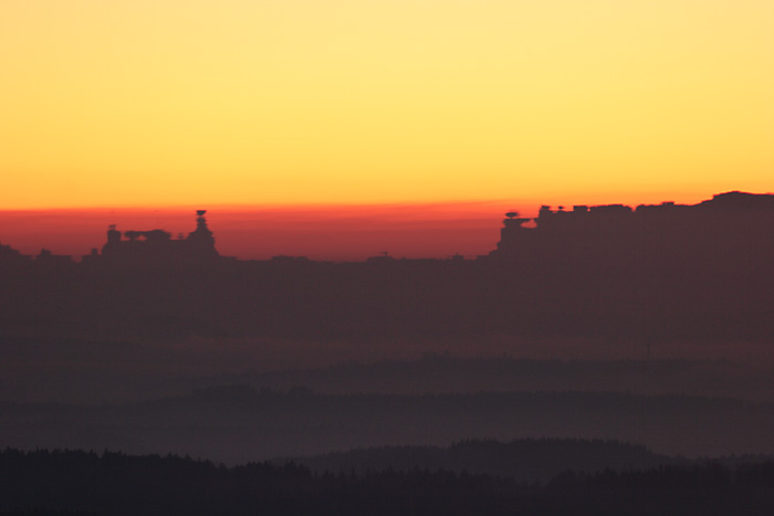 Fata Morgana Alpenpanorama