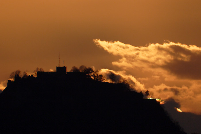 Hohentwiel Sonnenuntergang