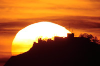 Hohentwiel Sonnenuntergang