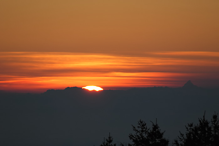 Sonnenaufgang Hochvogel