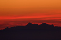 Zugspitze in Morgendämmerung