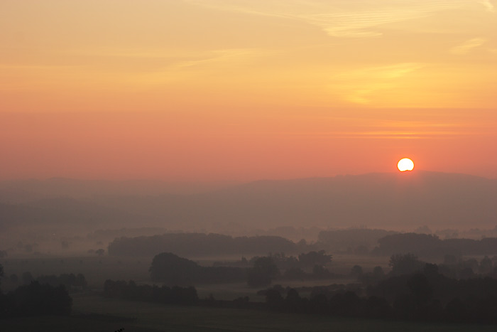 Sonnenaufgang Wahlwies