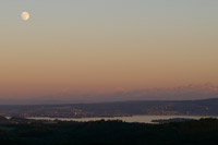 Vollmond Alpenglühen