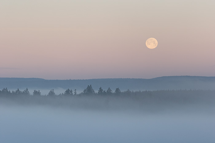 Vollmonduntergang