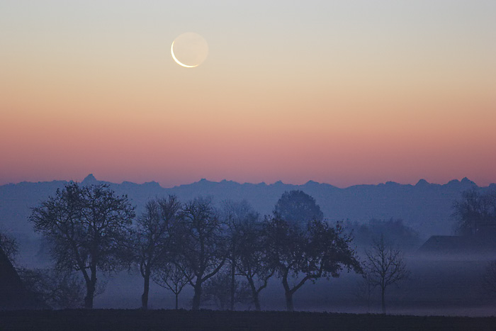 Mond Allguer Alpen