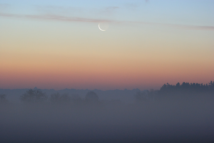 Nebel Mond 