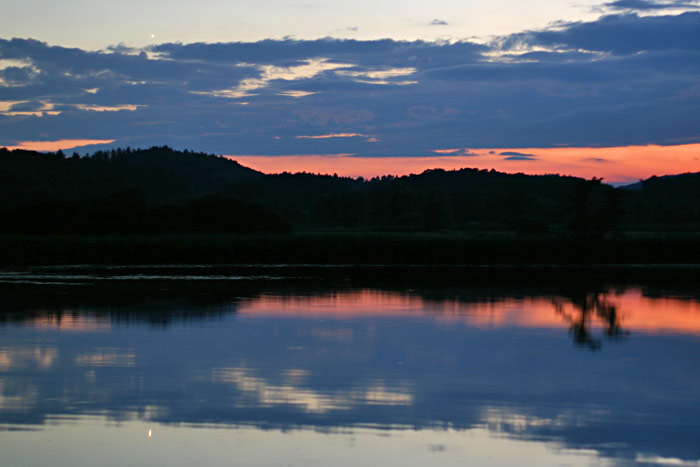 Venusuntergang ber Mindelsee bei Mggingen