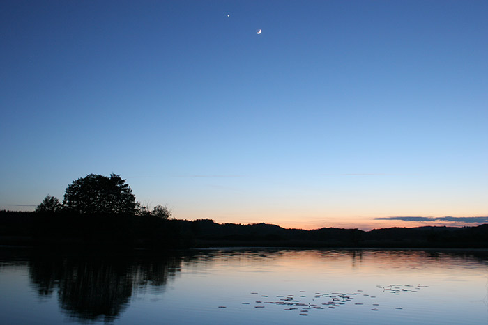 Mindelsee Venus Mond