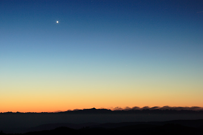 Venus ber der Alpenkette, Sntis