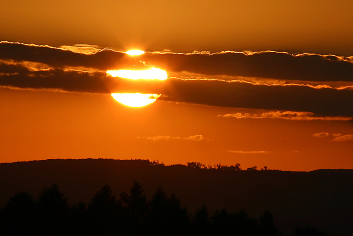 Sonnenunergang Mauenheim Hegau