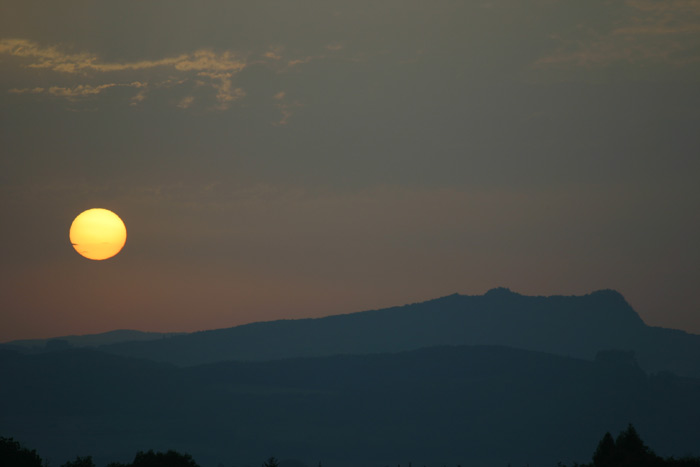 Sonnenuntergang Hohenstoffeln Hegau