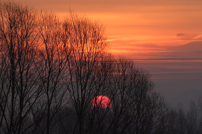 Sonnenaufgang Ruine Altbodman Morgendmmerung Wahlwies