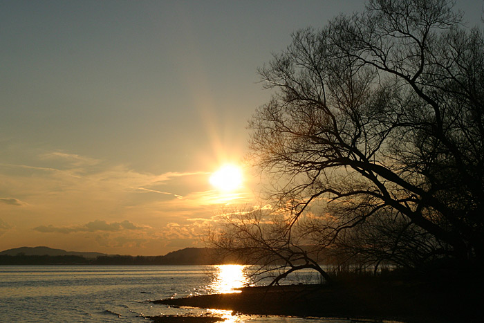 Sonnenuntergang Mettnau Radolfzell Bodensee