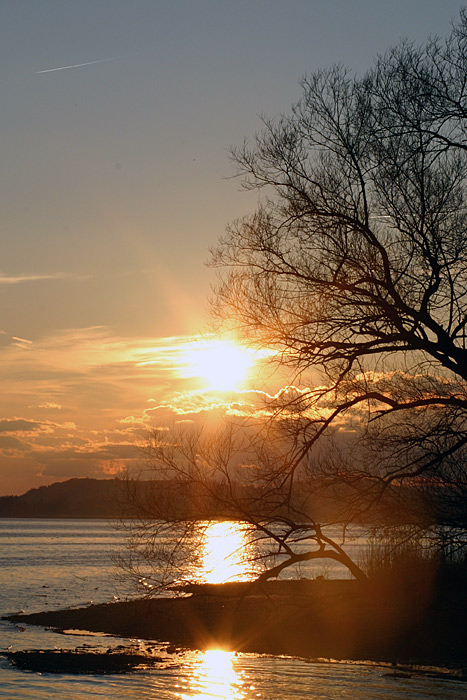 Sonnenuntergang Mettnau Radolfzell Bodensee