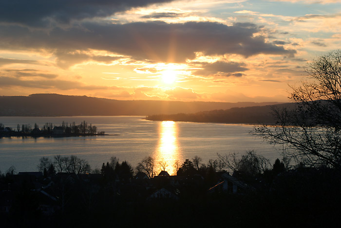 Sonnenuntergang Allensbach Bodensee