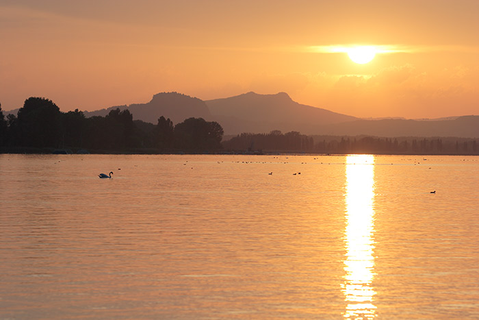 Hegau Sonnenuntergang