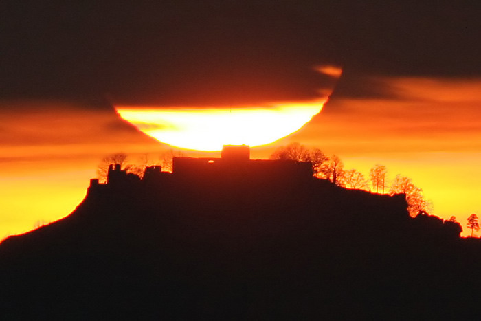 Sonnenuntergang Hohentwiel Hegau