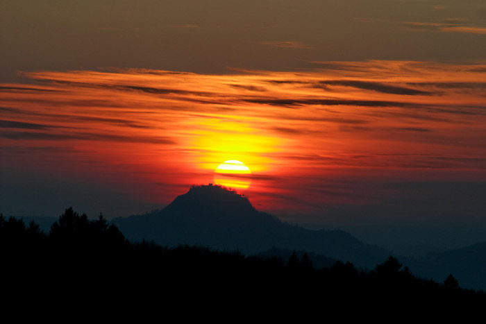 Sonnenuntergang Singen