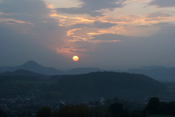 Hohentwiel Steisslingen Sonne