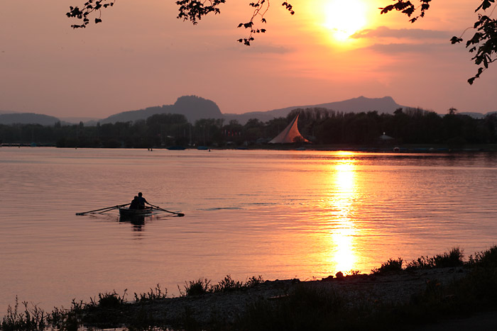 Sonne Hegau Konzertsegel Radolfzell Ruderer