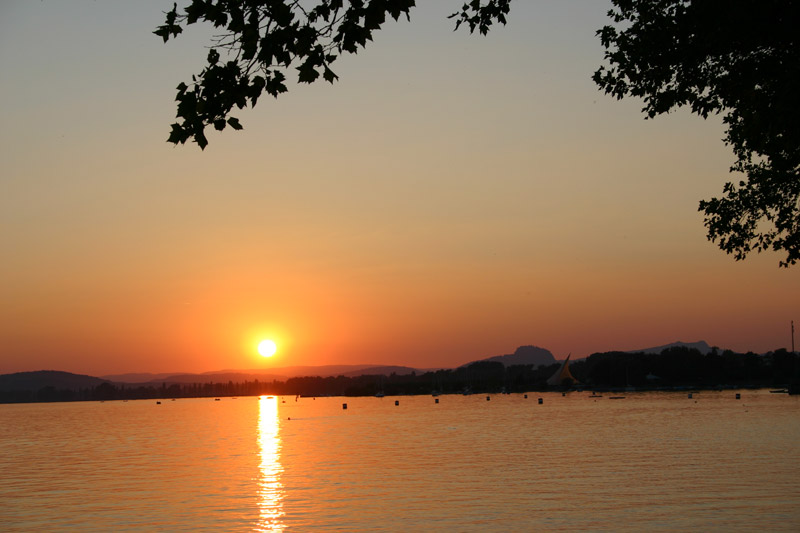 Sonnenuntergang Mettnau Radolfzell Hegau