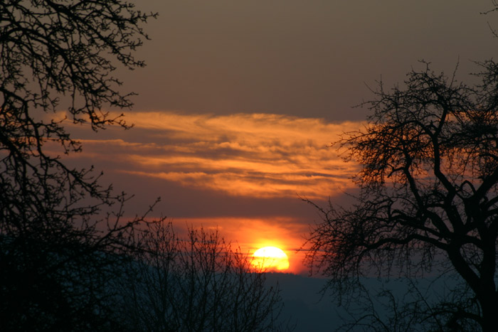 Sonnenaufgang Ekliptik Wahlwies