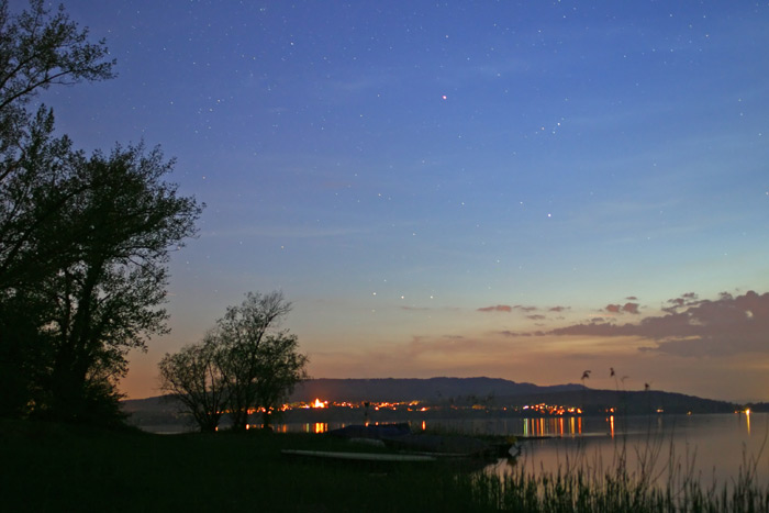 Sternbild Orion Bodensee Insel Reichenau