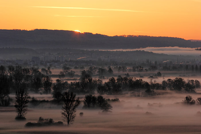 Sonnenaufgang Nebel